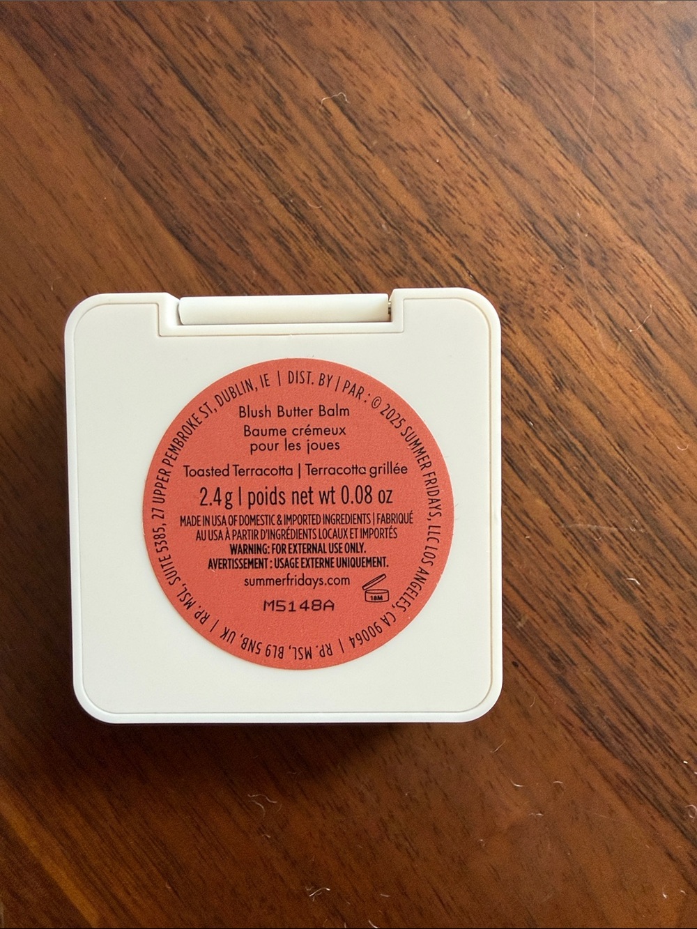Summer Fridays Blush Butter Balm — toasted terracotta - new